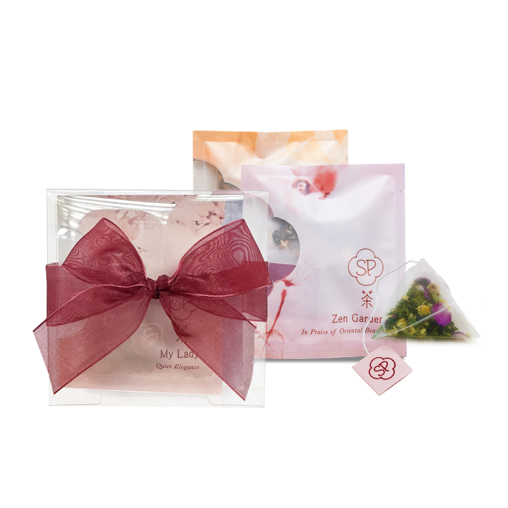 Tea Sachet in SP Ribbon Box (Min. 20)